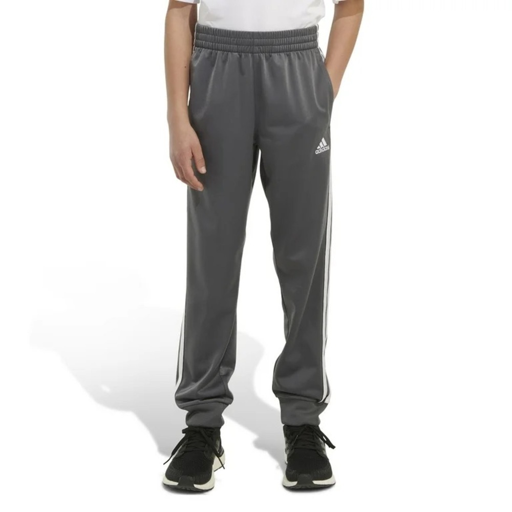 ❤️ ADIDAS Kids Gray Track Pants Size 6